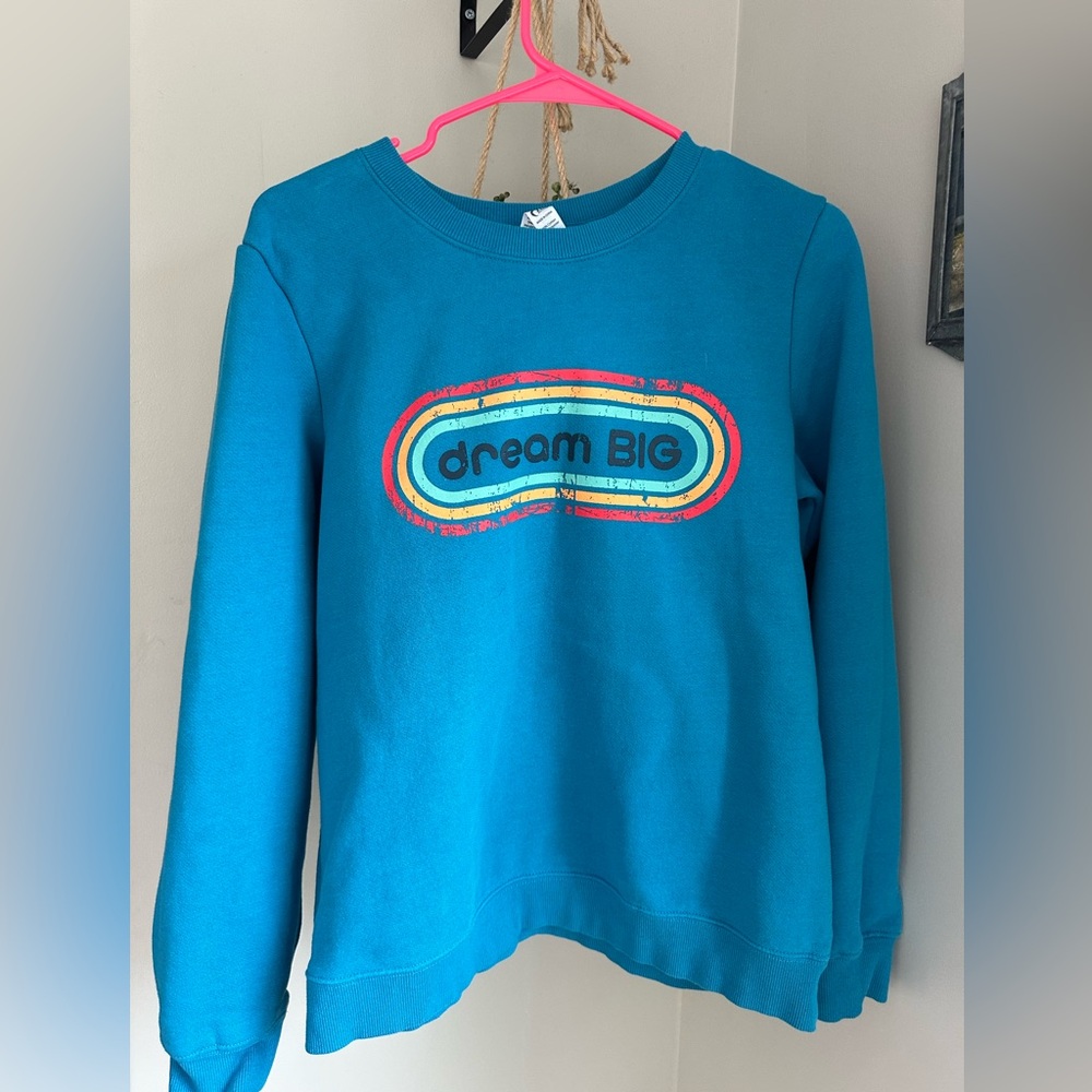 Zyia Blue Dream Big Sweatshirt